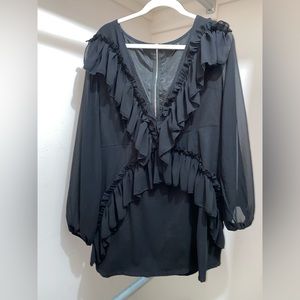 Pretty Little Thing black dress